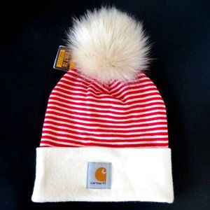 Carhartt Santa Beanie Christmas Handmade in USA Pom